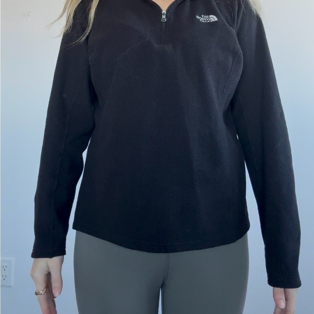 The North Face Women's Black Quarter-Zip Sweatshirt